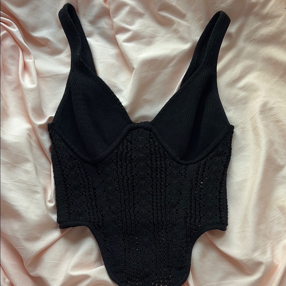 Garage Crochet Tank Top